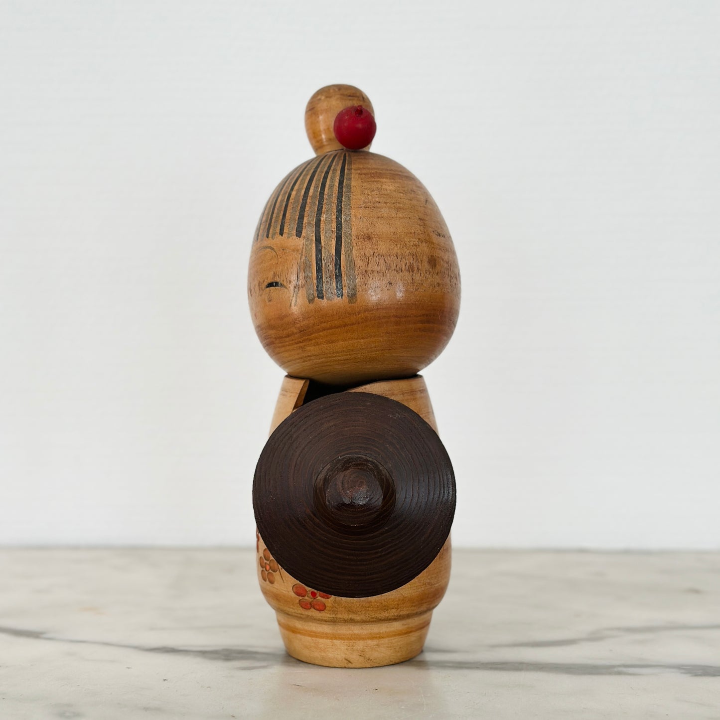 Vintage Japanese Kokeshi Doll Kimono with a Hat