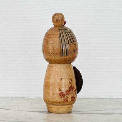 Vintage Japanese Kokeshi Doll Kimono with a Hat