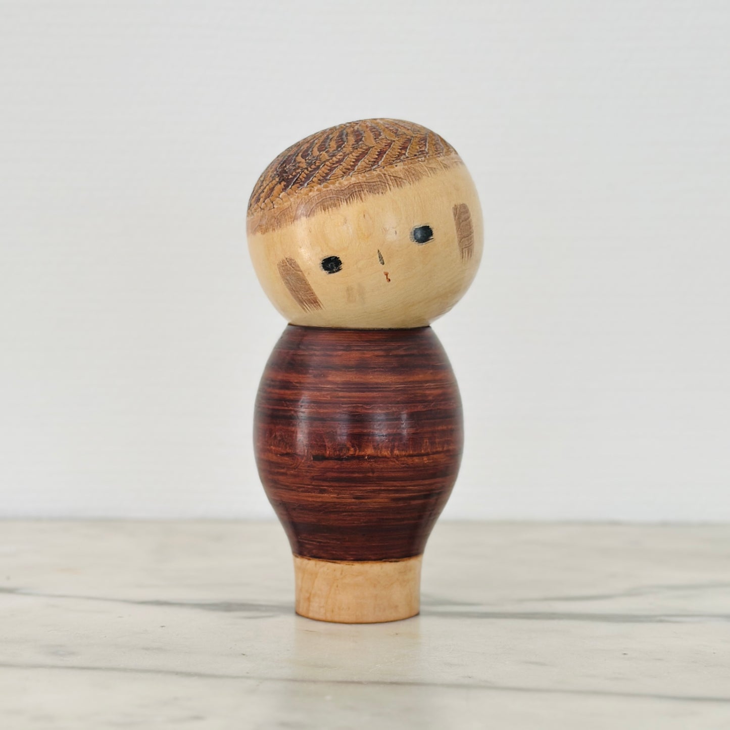 Vintage Japanese Kokeshi Doll Child Tilting Head