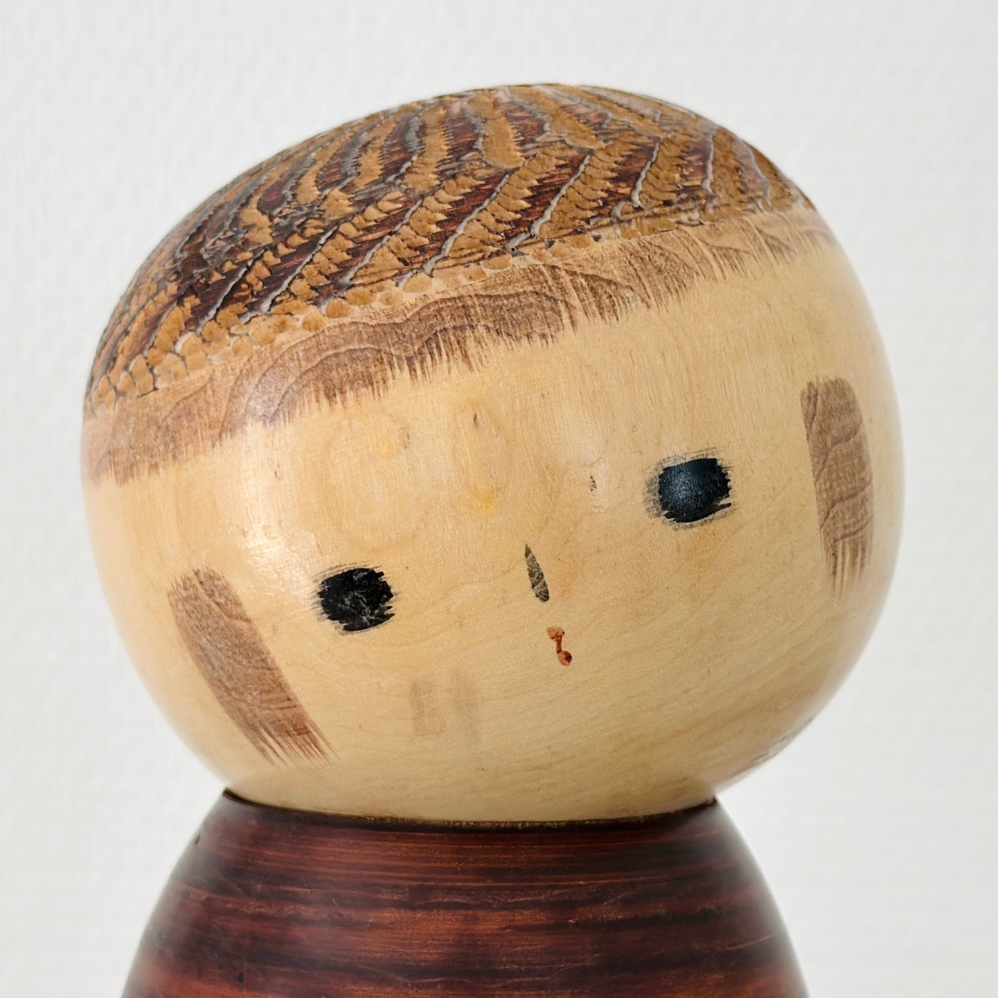 Vintage Japanese Kokeshi Doll Child Tilting Head