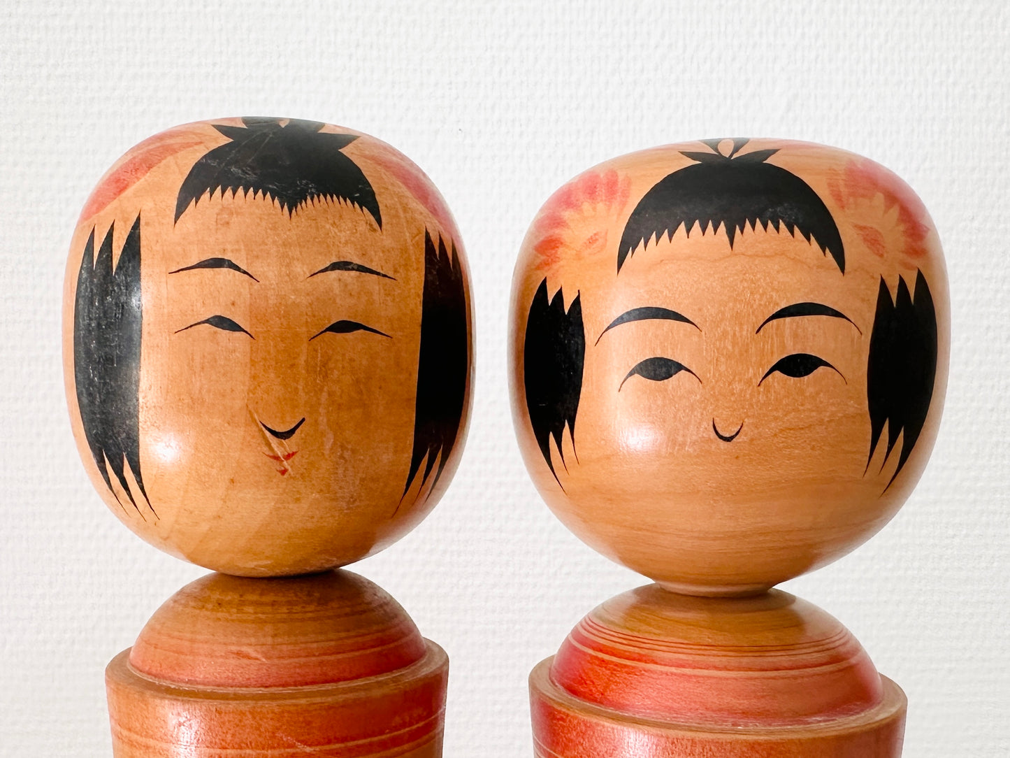 Pair of Vintage Japanese Kokeshi Doll Traditional