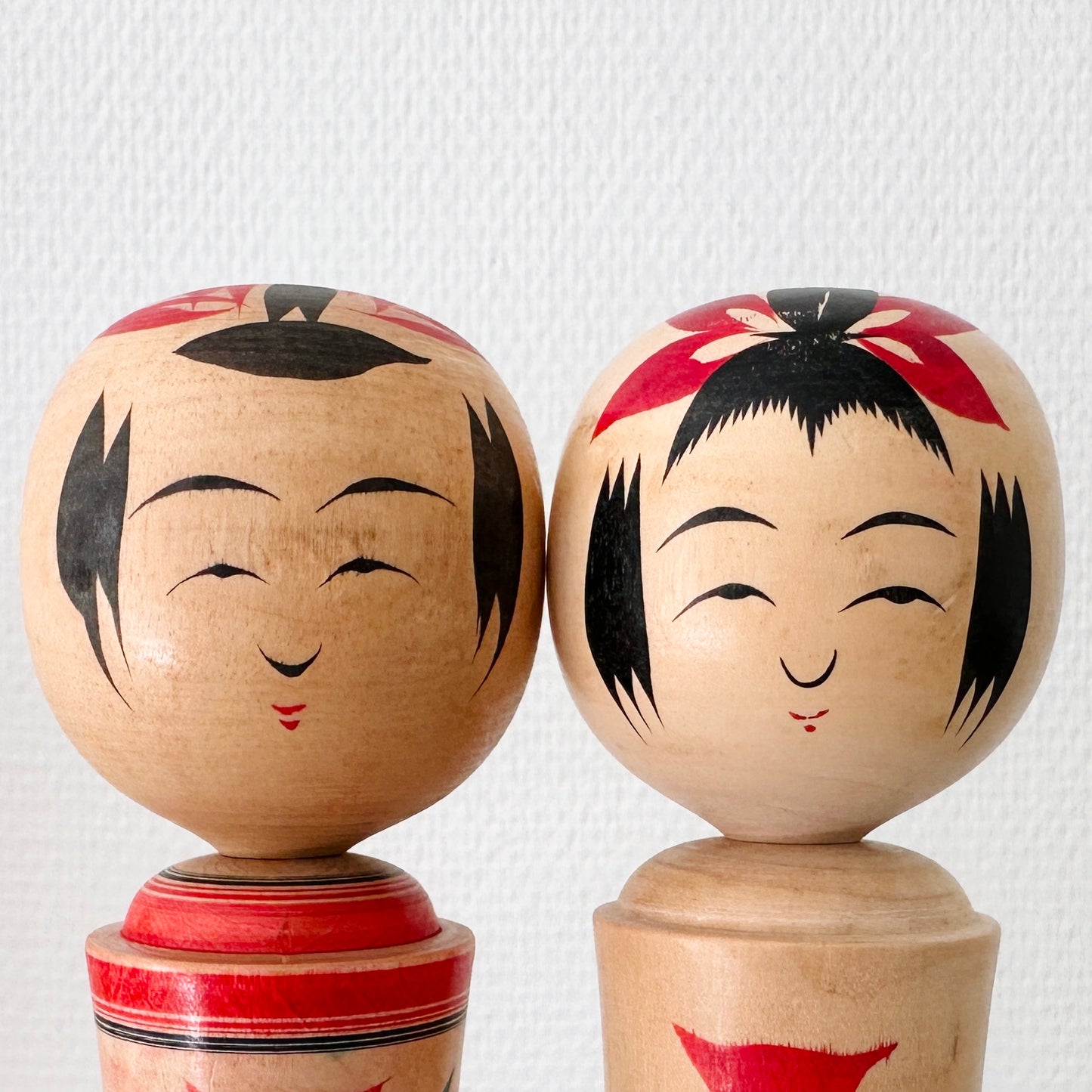 Set of 5 Vintage Japanese Kokeshi Doll