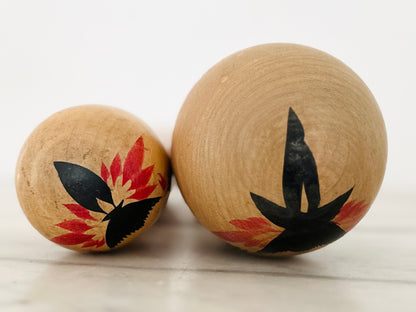 Pair of Vintage Japanese Kokeshi Dolls