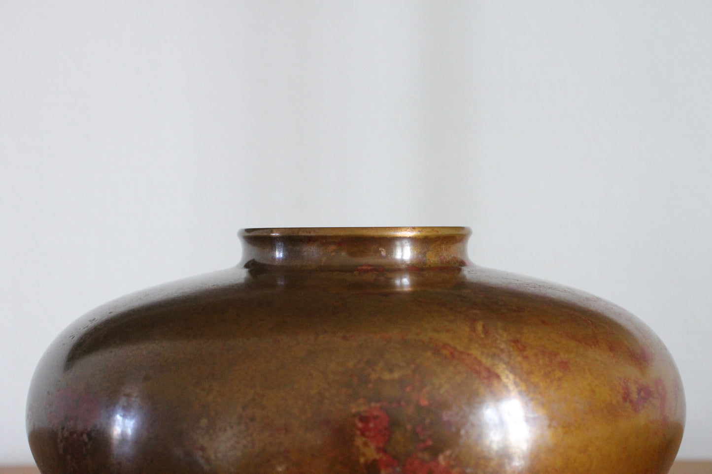 Vintage Japanese Bronze Vase by Hasegawa Yoshihisa