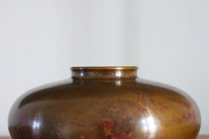 Vintage Japanese Bronze Vase by Hasegawa Yoshihisa