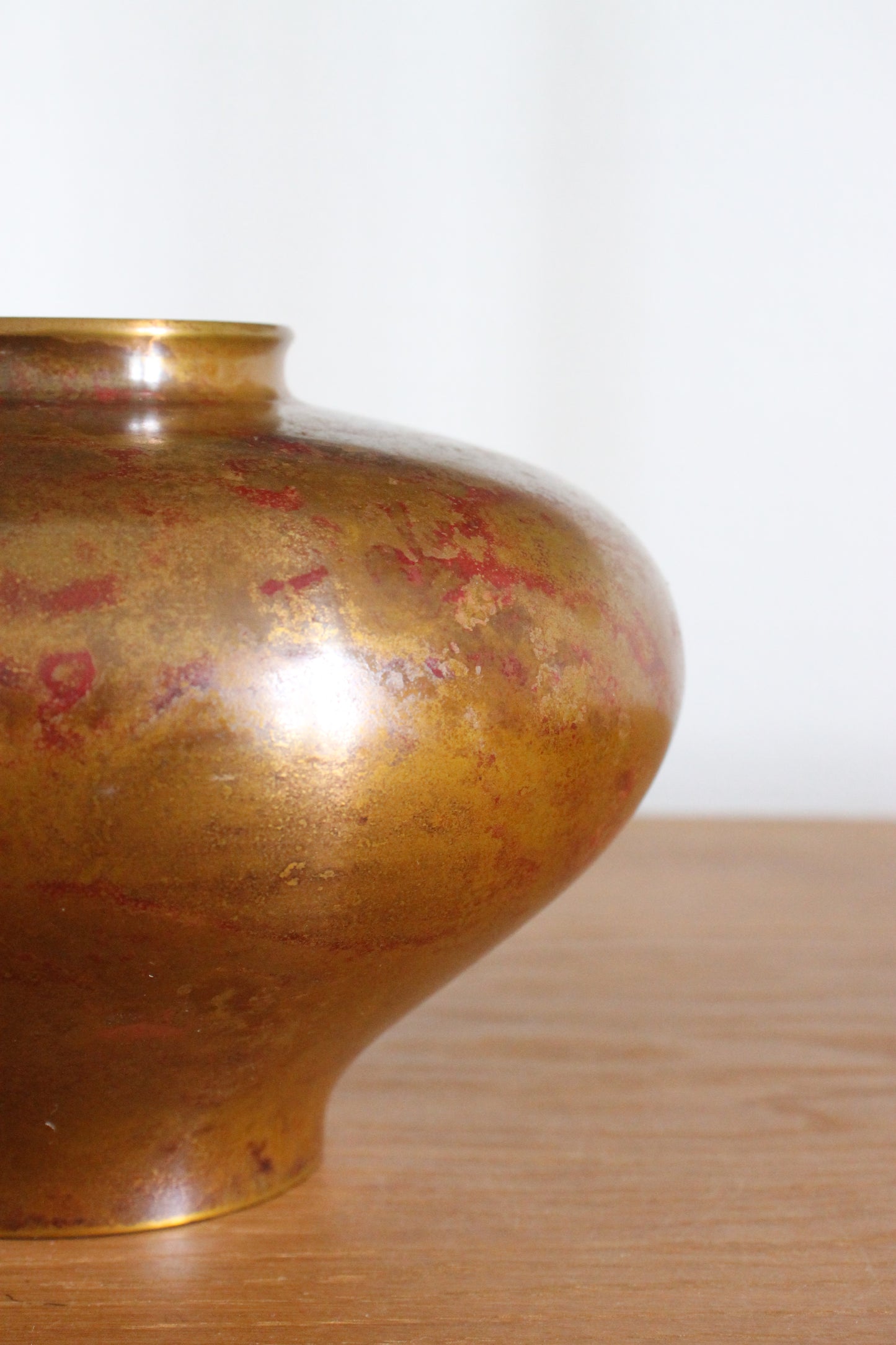 Vintage Japanese Bronze Vase by Hasegawa Yoshihisa