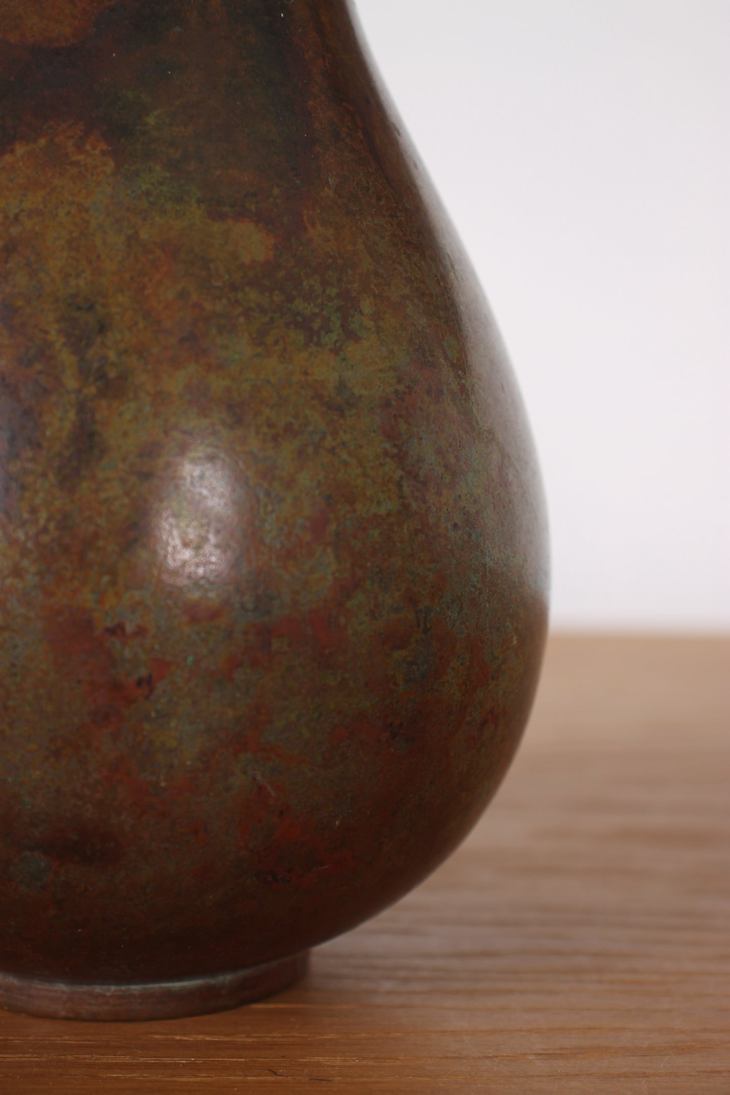 Vintage Japanese Bronze Vase by Hasegawa Gasen