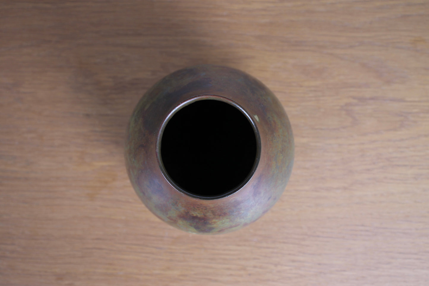 Vintage Japanese Bronze Vase by Hasegawa Gasen
