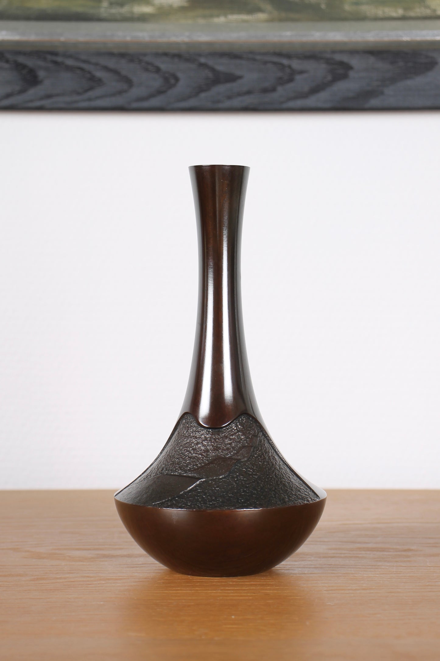 Vintage Japanese Bronze Vase by Tsuda Eijyu