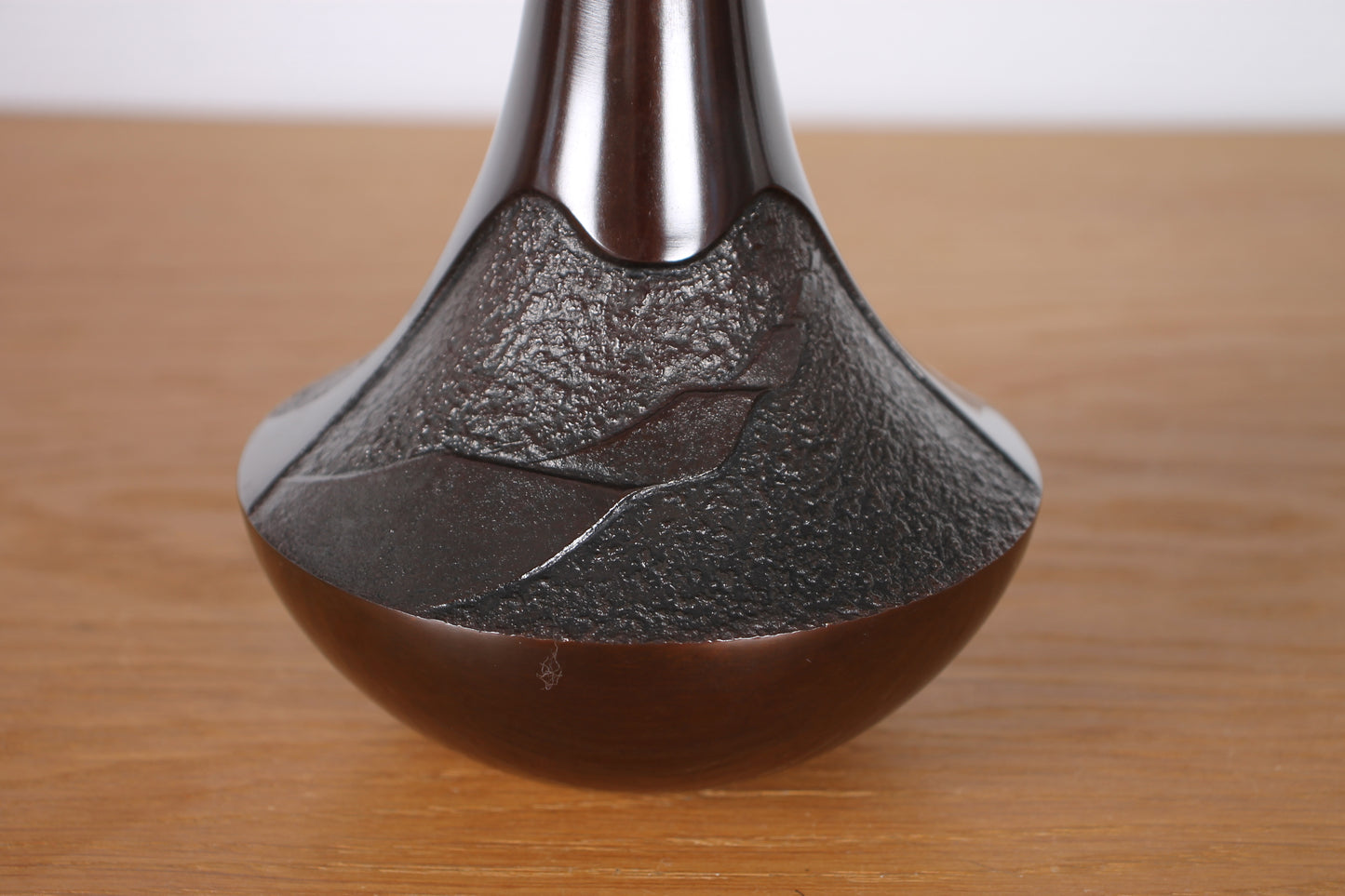 Vintage Japanese Bronze Vase by Tsuda Eijyu