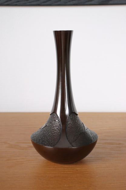 Vintage Japanese Bronze Vase by Tsuda Eijyu
