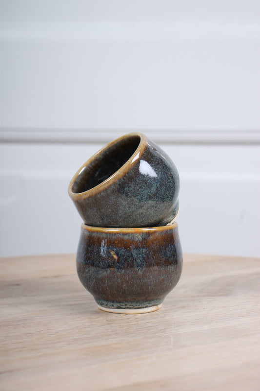 Vintage Japanese Ceramic Cups, Set of 2