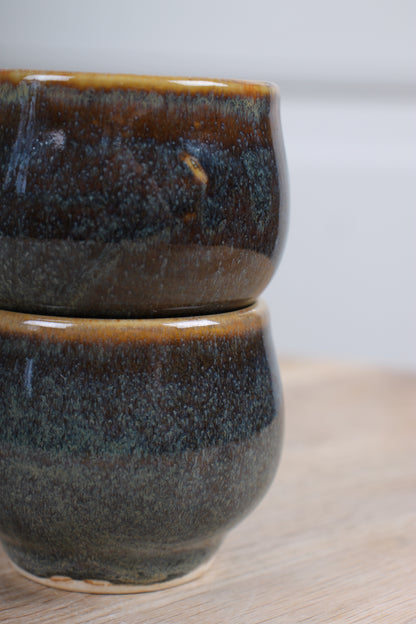 Vintage Japanese Ceramic Cups, Set of 2