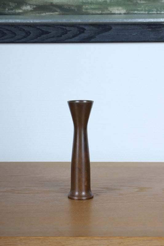 Vintage Japanese Bronze Vase by Hasegawa Yoshihisa