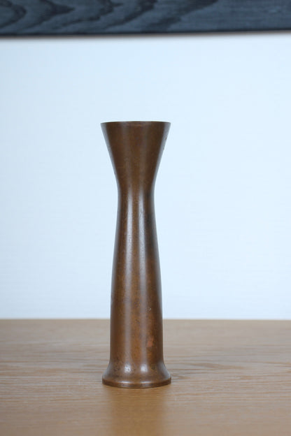 Vintage Japanese Bronze Vase by Hasegawa Yoshihisa