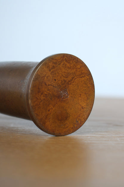 Vintage Japanese Bronze Vase by Hasegawa Yoshihisa