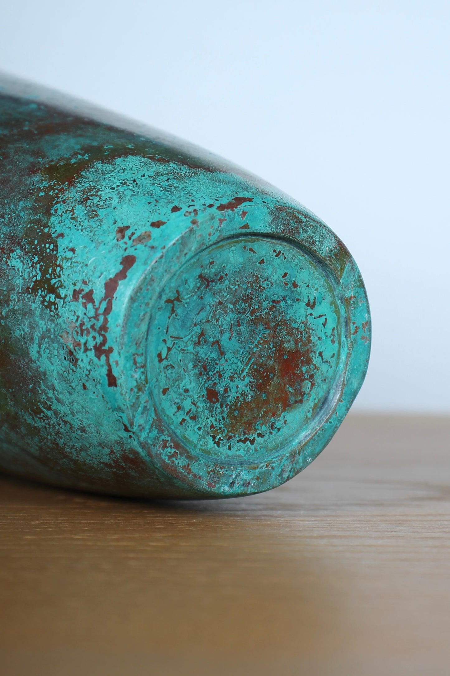 Vintage Japanese Bronze Asymmetrical Vase by Nakajima Yasumi II