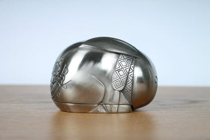 Vintage Japanese Bronze Incense Burner by Hasuda Shugoro