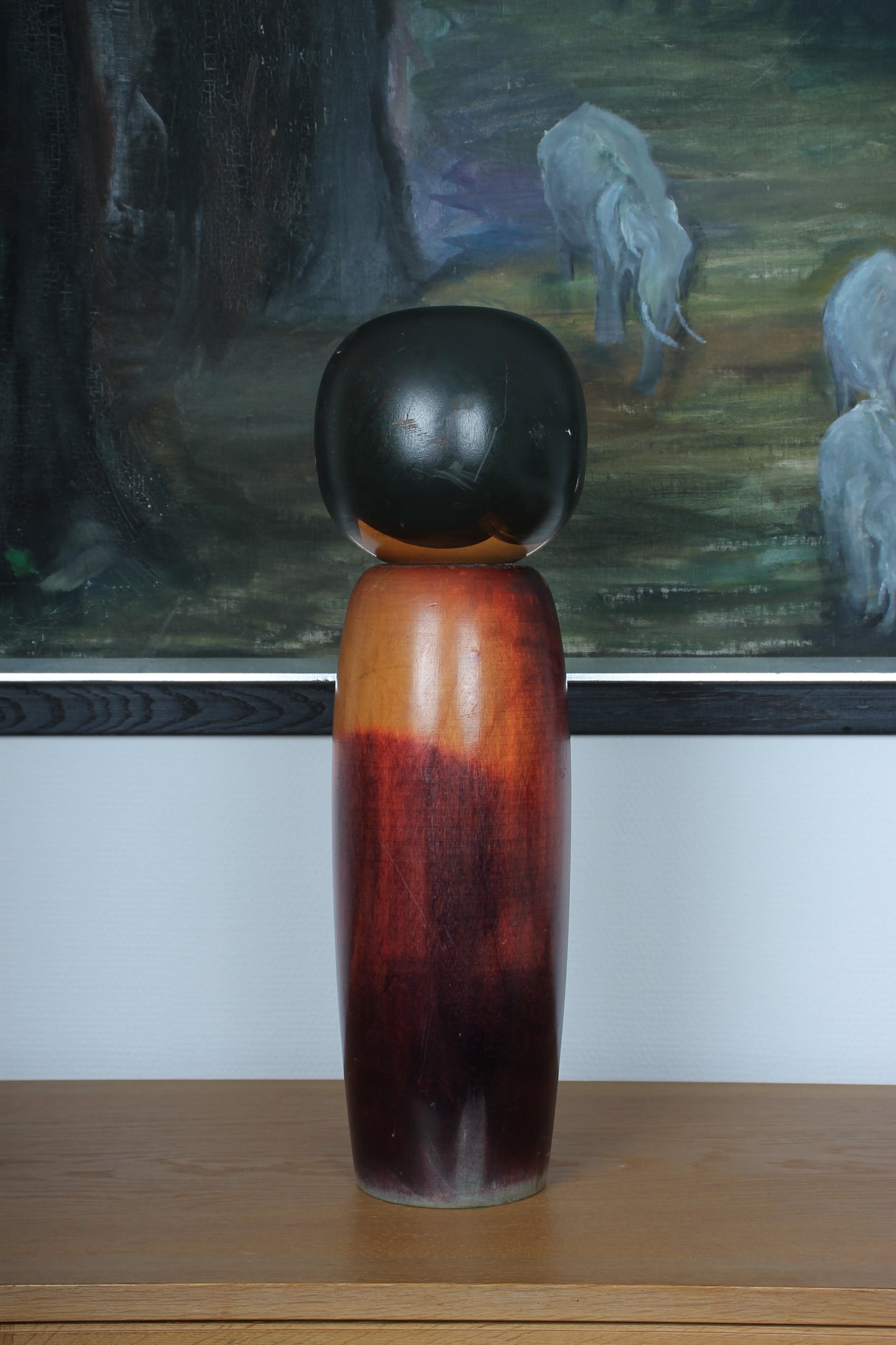 RESERVED Large Floor Kokeshi Doll by Sato Koson