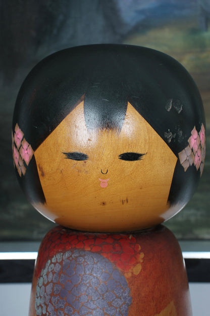 RESERVED Large Floor Kokeshi Doll by Sato Koson