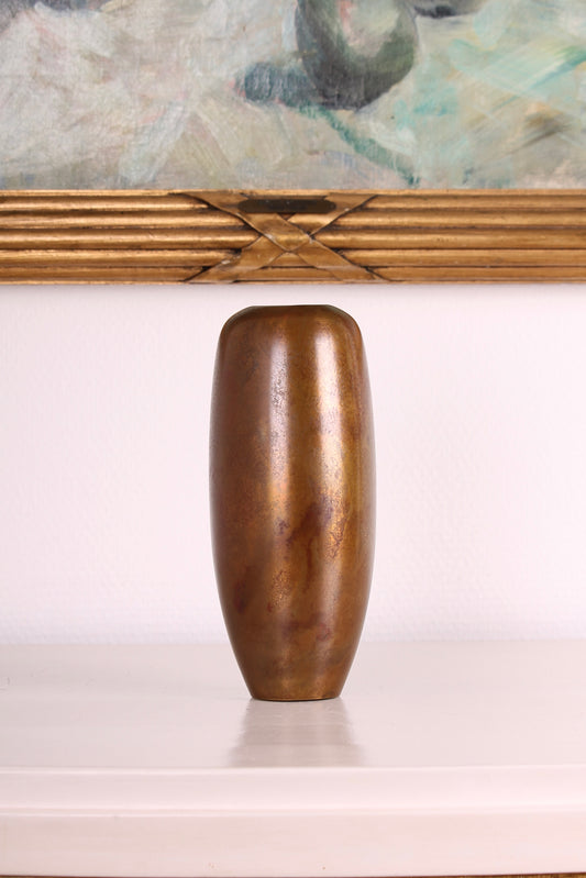 Vintage Japanese Bronze Vase by Inoue Jyunkei