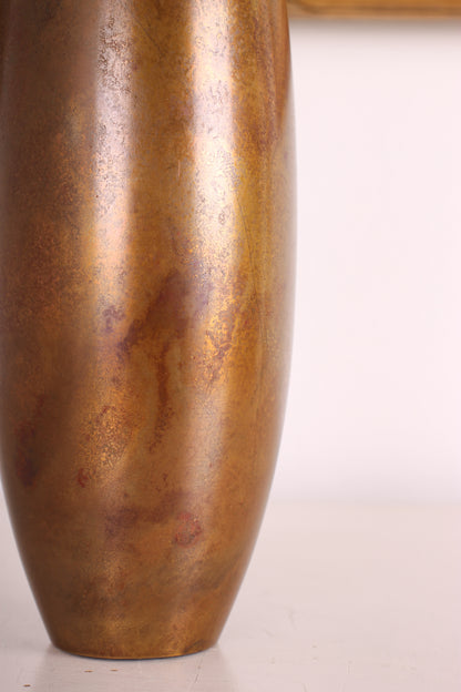 Vintage Japanese Bronze Vase by Inoue Jyunkei