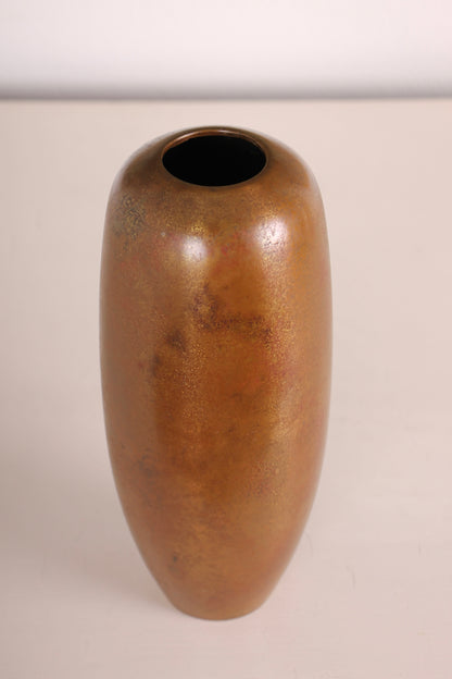 Vintage Japanese Bronze Vase by Inoue Jyunkei