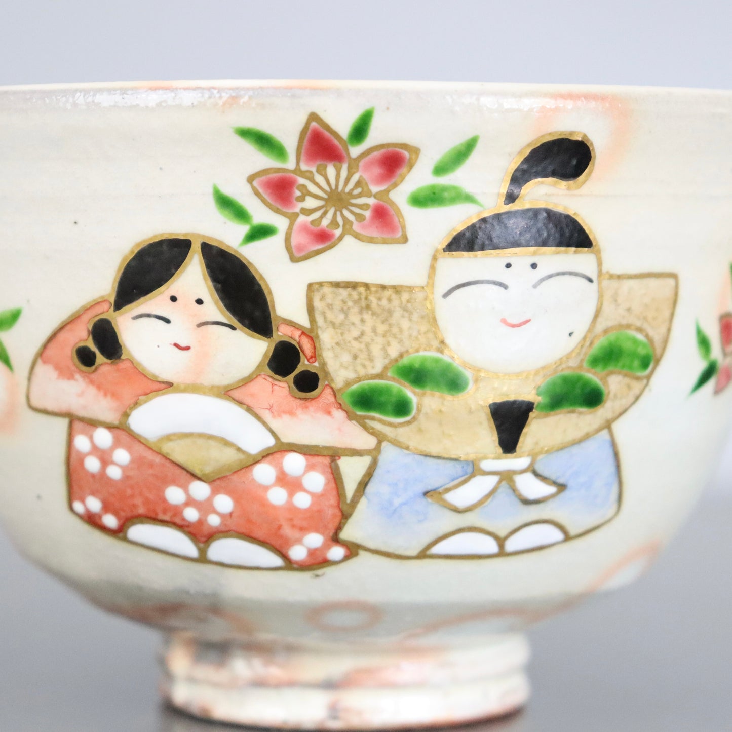 Off White Chawan Hina Dolls