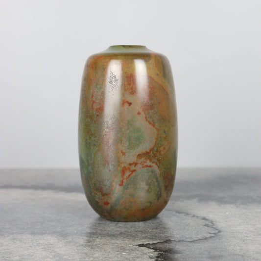 Bronze Vase Multi-Colored Patina