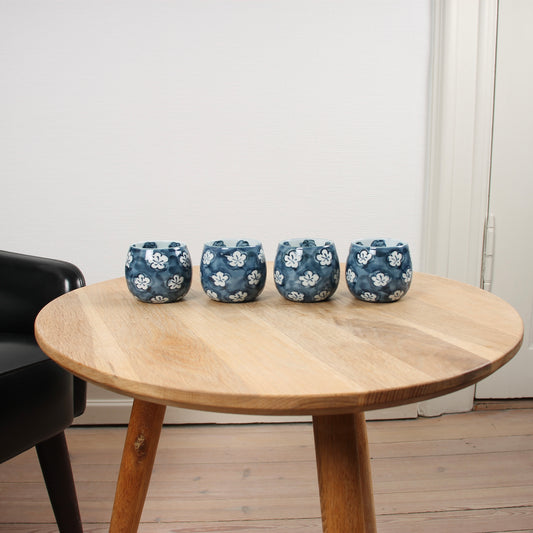 Set of 4 Vintage Arita Porcelain Tea Cups by Genemon