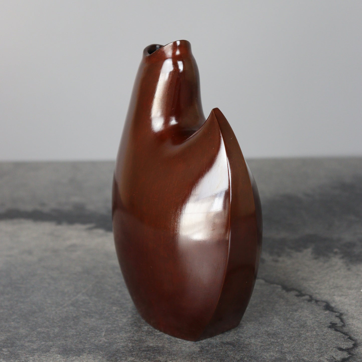 Bronze Vase Stylized Chick by Nakajima Yasumi II