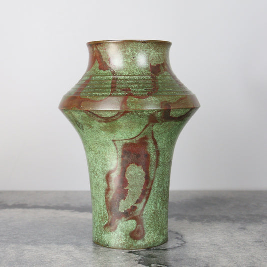 Large Green Bronze Vase