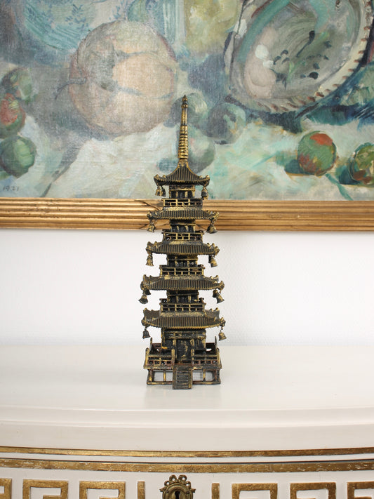 Vintage Japanese Pagoda Statue