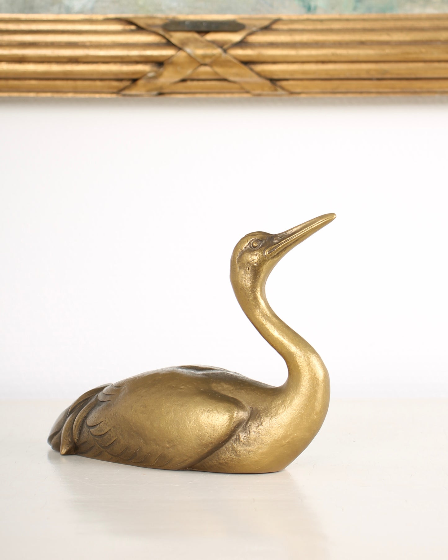 Vintage Japanese Bronze Bird Sculpture by Tsuda Eijyu