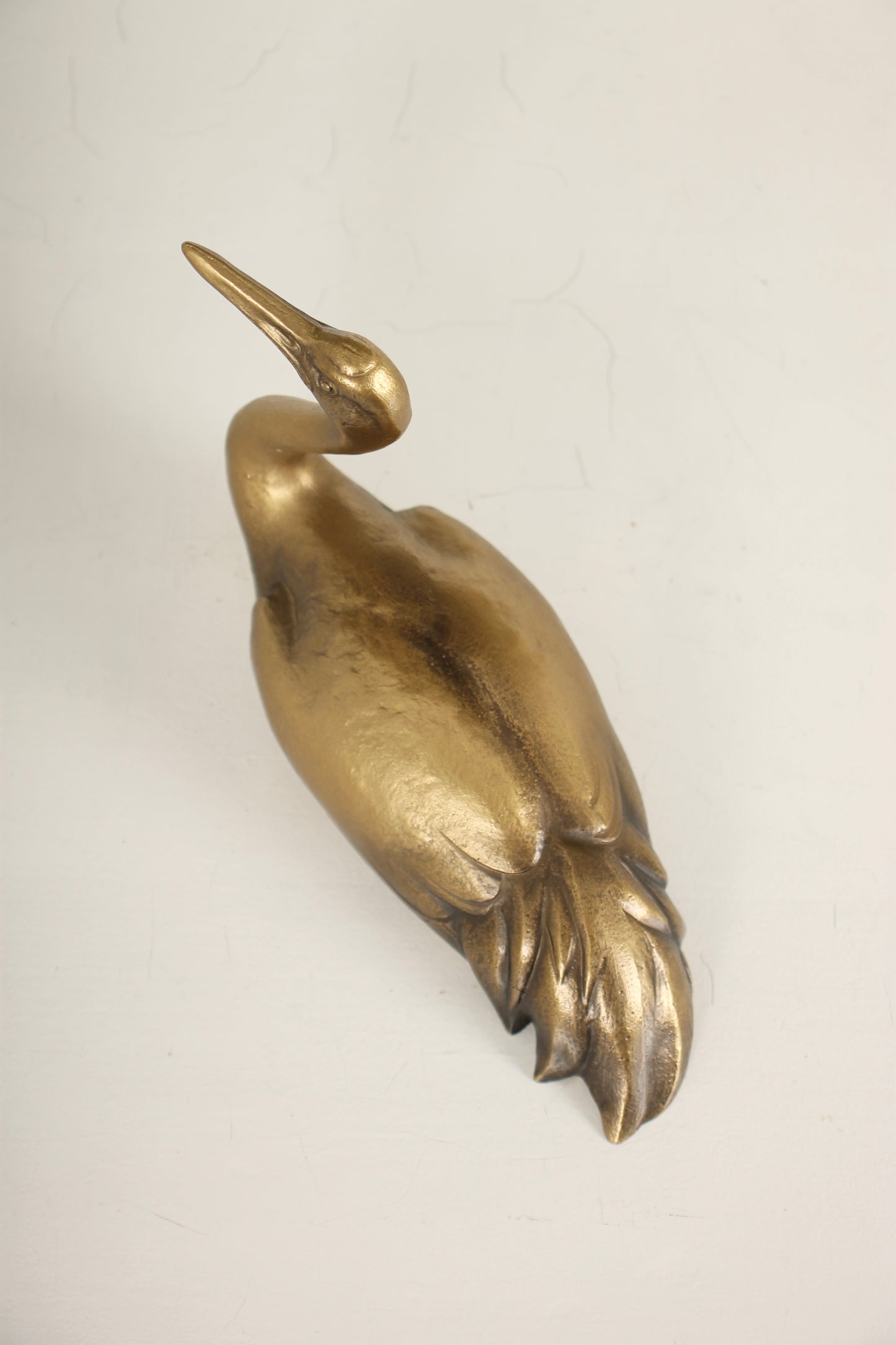Vintage Japanese Bronze Bird Sculpture by Tsuda Eijyu