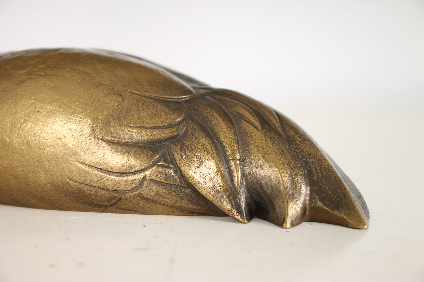 Vintage Japanese Bronze Bird Sculpture by Tsuda Eijyu