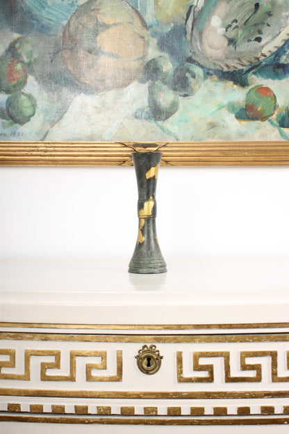 Vintage Japanese Bronze Vase by Hata Zoroku