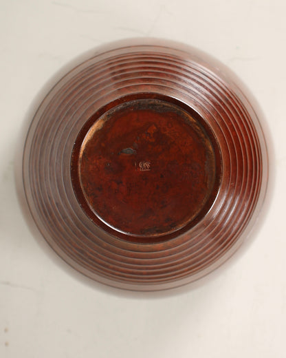 Vintage Japanese Bronze Vase by Habara Ichiyo