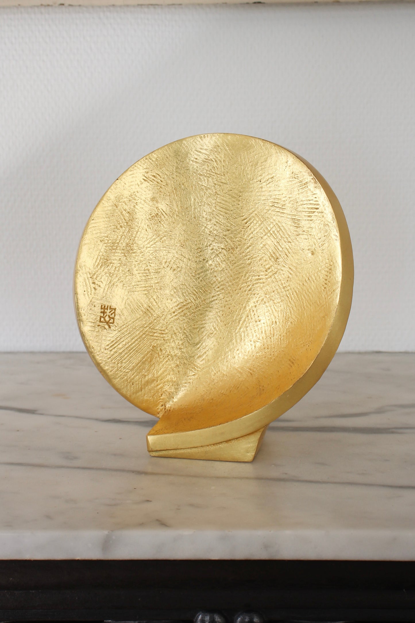 Vintage Japanese Bronze Sculpture of Peacock