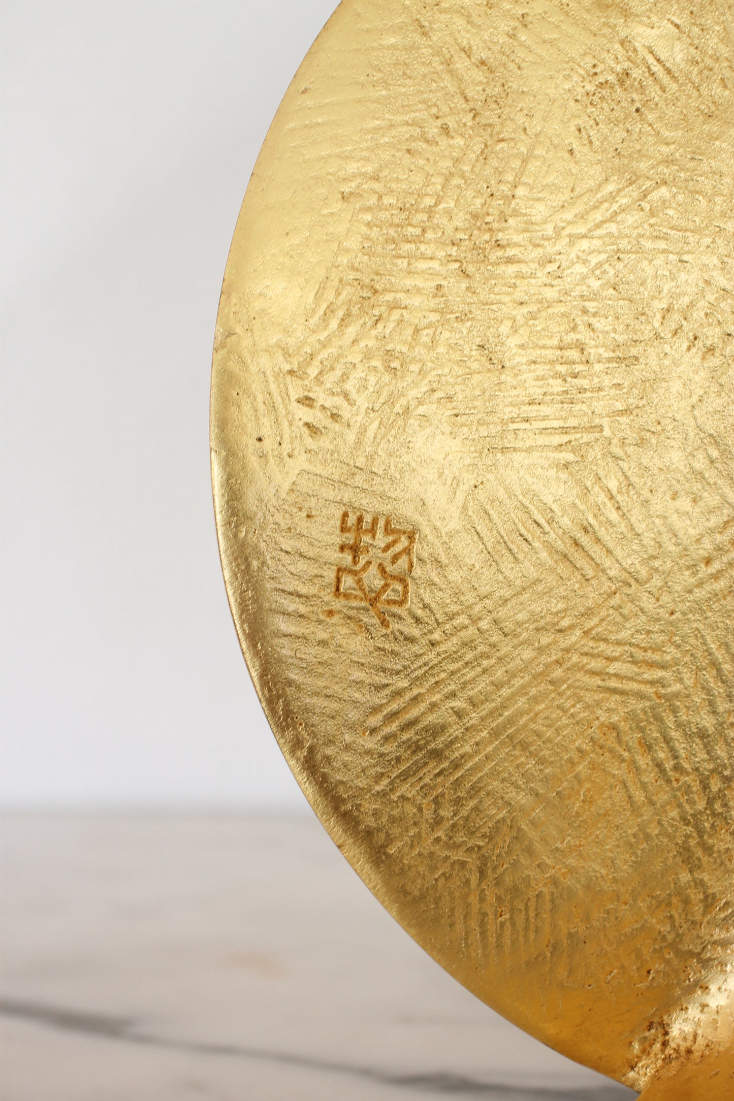 Vintage Japanese Bronze Sculpture of Peacock